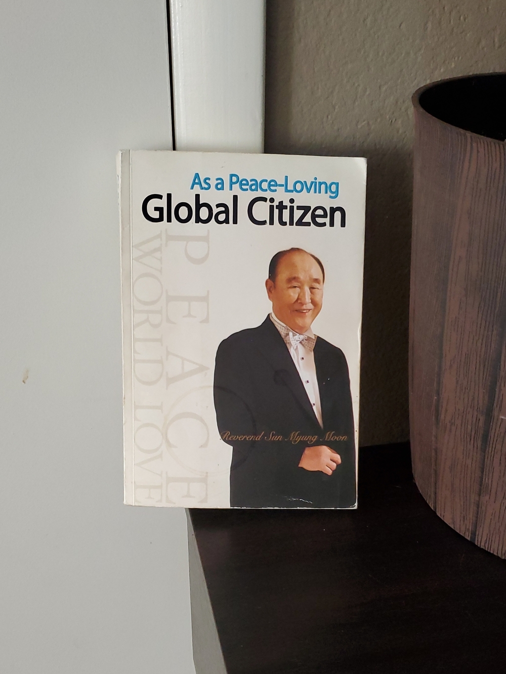 As a Peace-Loving Global Citizen Paperback Notebook - White